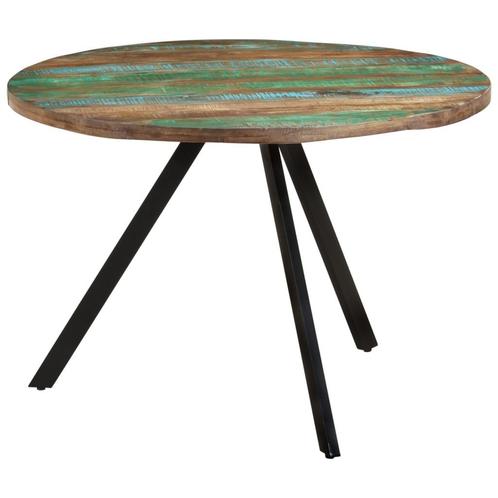 vidaXL Eettafel 110x75 cm massief gerecycled hout, Maison & Meubles, Tables | Tables à manger, Envoi