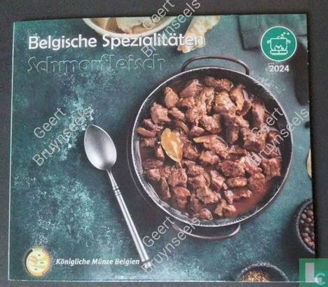 België jaarset 2024 World Money Fair of Berlin, Timbres & Monnaies, Monnaies | Belgique, Envoi