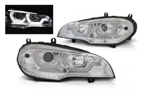 Tube light LED DRL koplampen Chrome geschikt voor BMW X5 E70, Autos : Pièces & Accessoires, Éclairage, Envoi