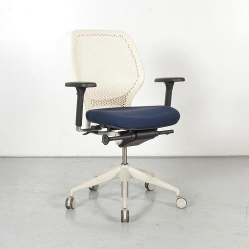 Orangebox ARA-EBA bureaustoel, blauw, 4D armleggers, Huis en Inrichting, Bureaustoelen, Gebruikt, Ophalen of Verzenden