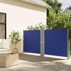 vidaXL Windscherm uittrekbaar 140x1200 cm blauw, Tuin en Terras, Verzenden, Nieuw