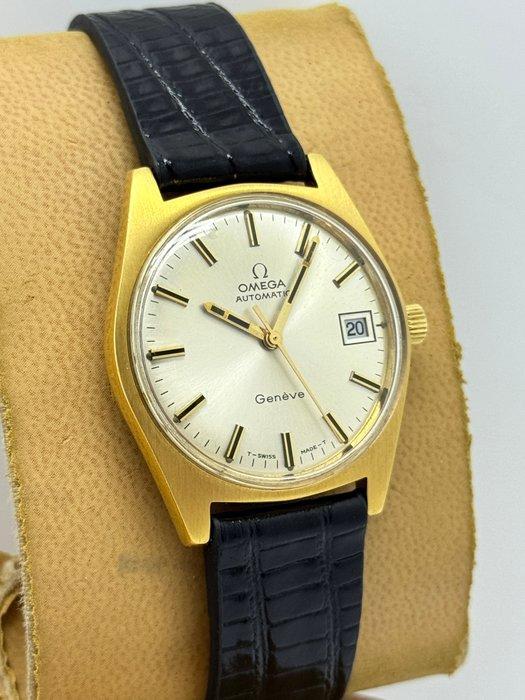 Omega - Geneve Automatic Date - Zonder Minimumprijs -, Handtassen en Accessoires, Horloges | Heren