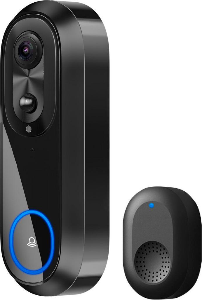 2dekans | Audyn Video Deurbel met Camera - zwart, Audio, Tv en Foto, Videobewaking, Ophalen of Verzenden