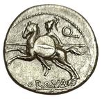 Romeinse Republiek. L. Manlius Torquatus, 113-112 BC., Postzegels en Munten