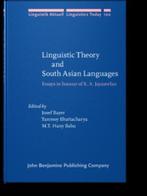 Linguistic Theory and South Asian Languages, Livres, Verzenden