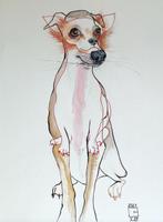 Olga Gál (XX) - Hey Jude original drawing on paper