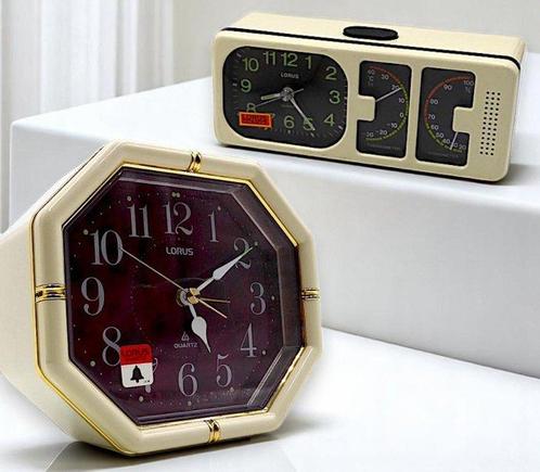 Wekker - Lorus (Seiko) -   Plastic - 1960-1970 - mod., Antiek en Kunst, Kunst | Designobjecten