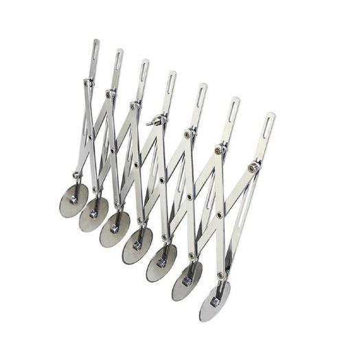 Hagelsnijder uittrekbaar RVS 7 wiels | 8(b)x8(l)cm, Zakelijke goederen, Horeca | Keukenapparatuur, Nieuw in verpakking, Verzenden