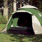 vidaXL Koepeltent 3-persoons snelontgrendeling groen, Caravans en Kamperen, Verzenden, Nieuw