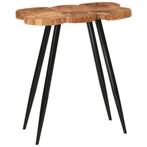 vidaXL Table de bar en rondins 90x54x105 cm bois, Verzenden