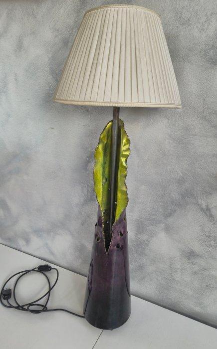 Toni Cordero - Tafellamp - Geglazuurd met vuur, paars, Antiek en Kunst, Curiosa en Brocante