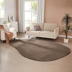 Organisch vloerkleed Faux Fur - donkerbruin - 200 x 300 cm, Verzenden