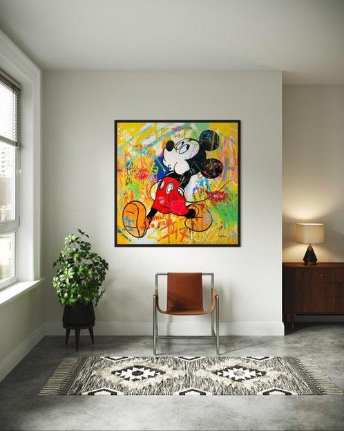 CASPA - Mickey Mouse Whistles Relax, Antiek en Kunst, Kunst | Schilderijen | Modern