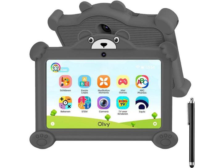 Olvy K7 OLVY PRO - Kindertablet - 96GB - Ouderlijk Toezicht, Huis en Inrichting, Woonaccessoires | Overige, Nieuw, Verzenden