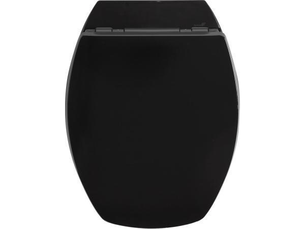 Veiling - Allibert wc-bril BACCARA² - geperst hout - afklik, Huis en Inrichting, Badkamer | Badkamermeubels, Nieuw