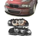 PHARES BMW E46 2P 99-03 ANGEL EYES FOND NOIR, Auto-onderdelen, Verlichting, Verzenden, Nieuw