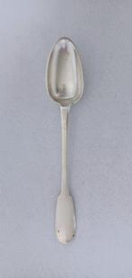 Exceptional large size serving - Lepel - .800 zilver, Antiek en Kunst, Antiek | Zilver en Goud