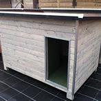 Hondenhok WOOD 5 grijs ISO, Dieren en Toebehoren, Hondenhokken, Nieuw