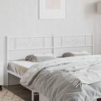 vidaXL Hoofdbord 200 cm metaal wit, Huis en Inrichting, Slaapkamer | Bedden, Verzenden, Nieuw