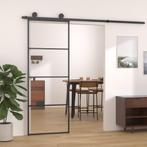 Zwarte Schuifdeur 76x205 | Tweede Kansje | OP=OP, Doe-het-zelf en Bouw, Minder dan 80 cm, Verzenden, Binnendeur, Nieuw