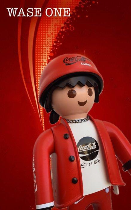 Playmobil - Playmobil XXL Coca Cola custom by WASE ART -, Antiek en Kunst, Antiek | Overige Antiek