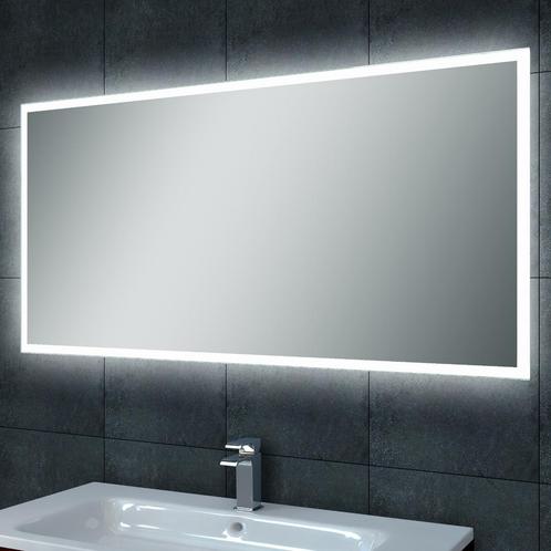 Spiegel Wiesbaden Quatro dimbare LED condensvrij 100x60cm, Bricolage & Construction, Sanitaire, Enlèvement ou Envoi