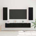vidaXL Tv-meubelset 5 pcs Zwart eiken Medium 30.5 x 30 x 90, Verzenden, Nieuw
