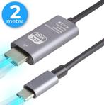 2dekans | Nuvance - USB C naar HDMI Kabel - 2 Meter - 4K, Audio, Tv en Foto, Audiokabels en Televisiekabels, Ophalen of Verzenden