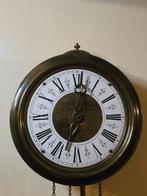 Horloge - Les deux cheveaux - Laiton - 1950-1960, Antiek en Kunst, Antiek | Klokken