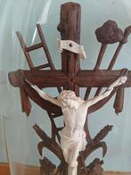 Altaarstuk - Glas, Hout - 1850-1900 - Corpus Christi in