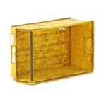 Magazijnbak kunststof  L: 490, B: 310, H: 200 (mm) geel, Bricolage & Construction, Casiers & Boîtes, Ophalen of Verzenden