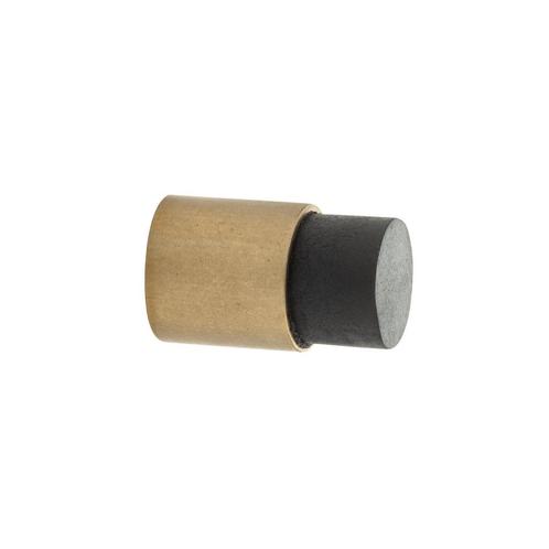 Deurstopper wandmontage 35x22mm getrommeld messing, Doe-het-zelf en Bouw, Hang- en Sluitwerk, Overige typen, Nieuw, Koper of Messing