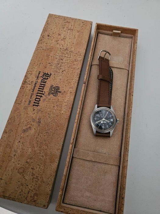 Hamilton - Khaki - Zonder minimumprijs - HAMILTON 9239 -, Handtassen en Accessoires, Horloges | Heren