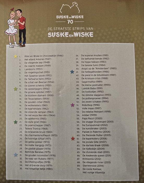 Suske en Wiske 1 t/m 70 - De Strafste Strips van Suske en, Livres, BD