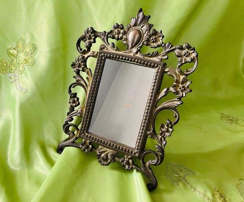 Cadre photo miroir - Style Rococo - Bronze (doré) - XIXe, Antiquités & Art, Antiquités | Autres Antiquités