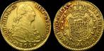 Spain Carlos Iv 2 escudos 1805 goud, Postzegels en Munten, Verzenden