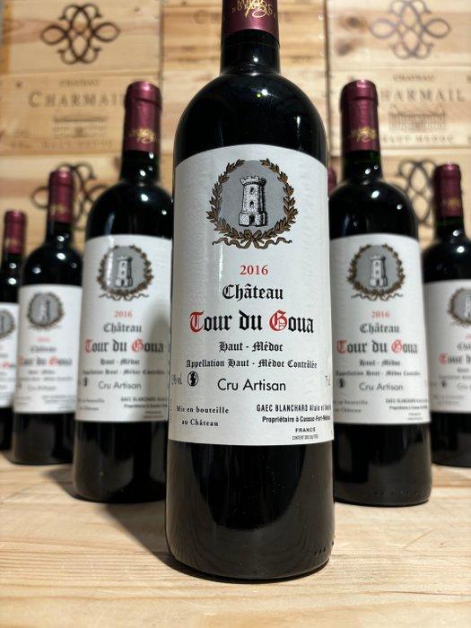 2016 Château Tour du Goua - Haut-Médoc Cru Bourgeois - 12, Verzamelen, Wijnen