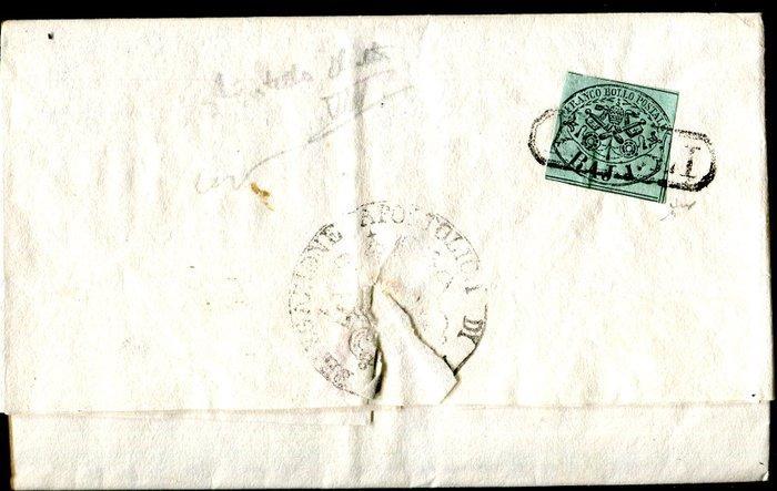 Italiaanse oude staten - Pauselijke Staat 1852 - 5, Timbres & Monnaies, Timbres | Europe | Italie