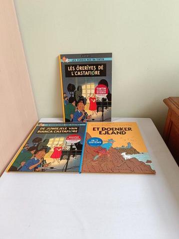 Tintin - Bijoux de la Castafiore + Lile noire - Wallon de