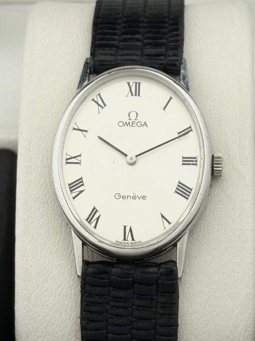 Omega - Zonder Minimumprijs - Ellipse Roman Numerals Vintage, Handtassen en Accessoires, Horloges | Heren