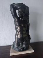 Martin Duque (XX-XXI) - sculptuur, Mannentorso - 48 cm -