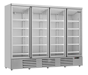 Koelkast met 4 glazen deuren - 2025 liter, Verzenden, Nieuw in verpakking, Koelen en Vriezen
