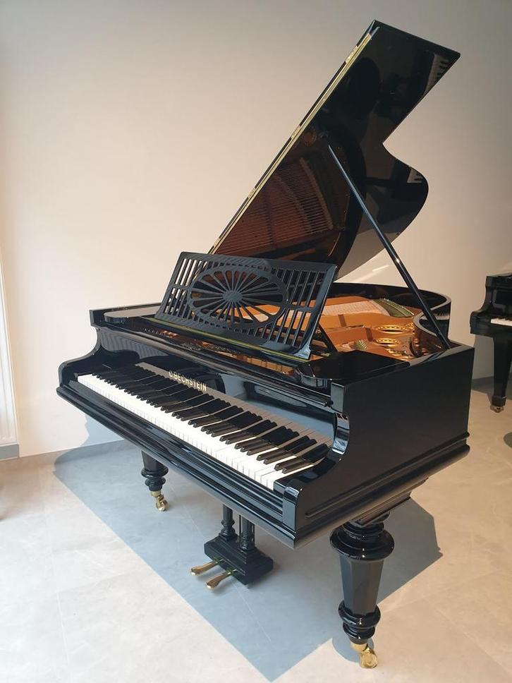 C. Bechstein, model A vleugelpiano, Muziek en Instrumenten, Piano's, Hoogglans, Zwart, Zo goed als nieuw, Vleugel
