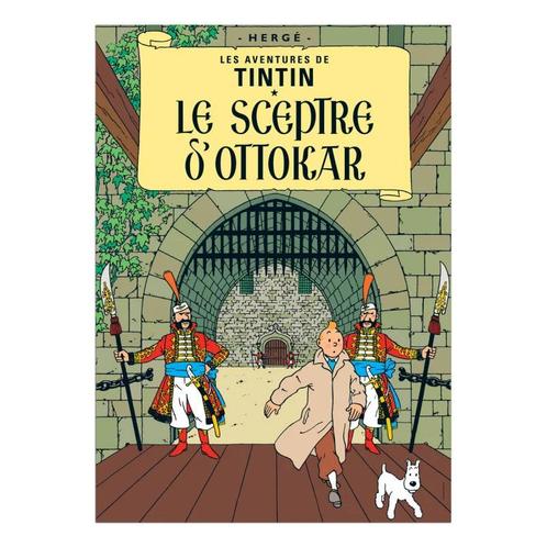 Kuifje De Scepter van Ottokar Poster 50 x 70 cm, Verzamelen, Stripfiguren, Ophalen of Verzenden