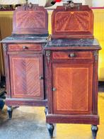 Nachtkastje (2) - Hout, Metaal - Neoclassicistische, Antiek en Kunst