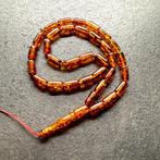 Tesbih gebedskralen rozenkrans tonbeads 14 mm - Barnsteen -, Nieuw