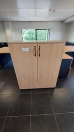 Hoge en lage Sterke Houten draaideurkasten, Huis en Inrichting, Gebruikt, 100 tot 150 cm, Ophalen of Verzenden, Overige houtsoorten