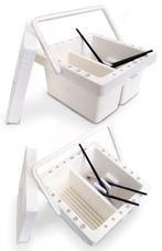 PXP Penselen Reinigingsbakje Wit, Hobby en Vrije tijd, Verzenden, Nieuw