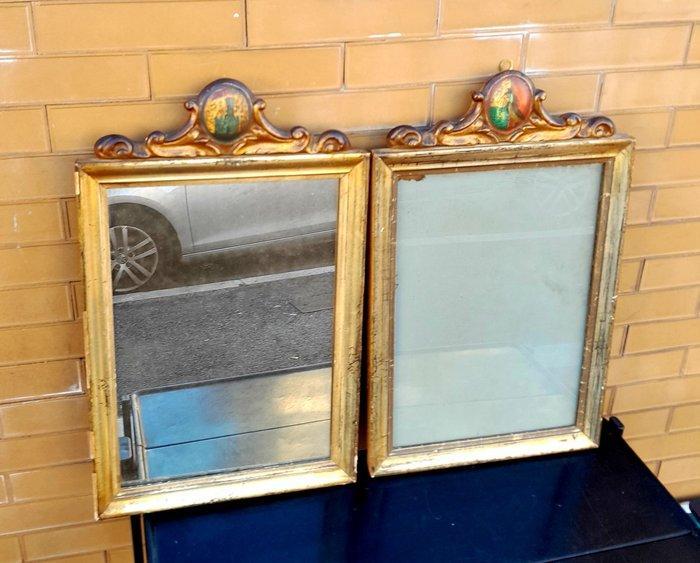 Spiegel (2) - Hout, Antiek en Kunst, Antiek | Overige Antiek
