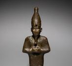 Égypte ancienne Bronze Osiris Dieu. Période tardive, 664 -